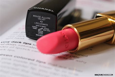 chanel rouge allure velvet 42 l'eclatante review